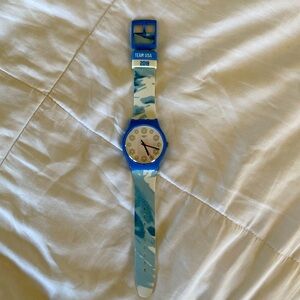 Swatch Team USA winter theme watch
